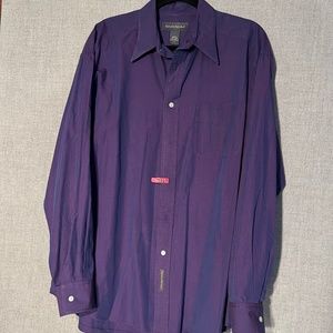 Banana Republic Purple/Blue Shimmer LS Shirt